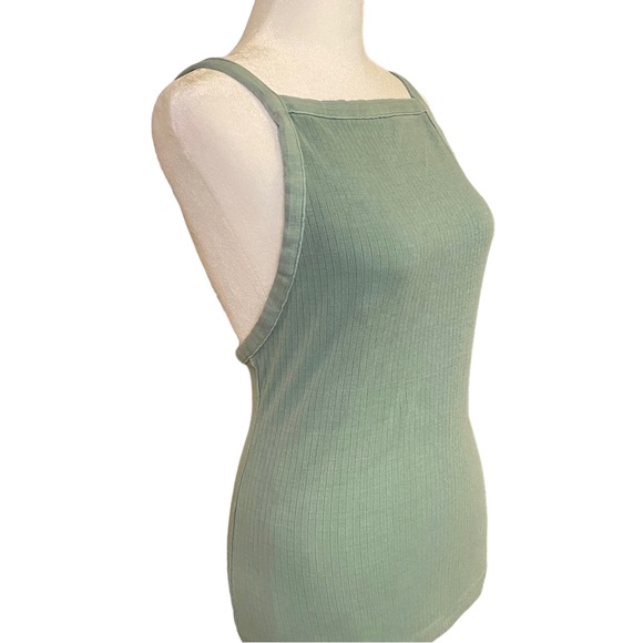 Free People Intimately High Neck Low Back Ribbed Tank - Picture 4 of 7